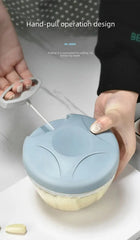 Multifunctional Manual Food Chopper – Ginger, Garlic, Vegetable & Meat Grinder with Minimalist Design