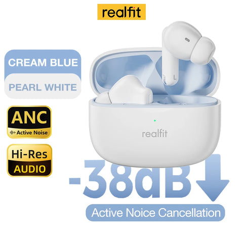 Realfit F3 ANC Bluetooth Earphones with ENC Call