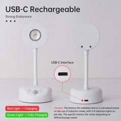 "Wireless Night Light with Motion Sensor – USB LED Wall Lamp for Kitchen, Bedroom, Living Room, and Mural Indoor Lighting"