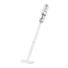 White handheld vacuum cleaner on a white background