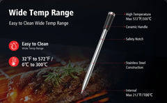“Wireless Bluetooth" Dual Probe Meat Thermometer