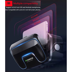 "VR Shinecon 10.0 Virtual Reality Helmet – 3D Glasses Headset for Smartphone, Video Games, Binocular VR Goggles"