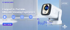 Magcubic 4K HY300 PRO Projector – 260 ANSI HD Android 11 WiFi6 Home Cinema & Outdoor Movie Projector