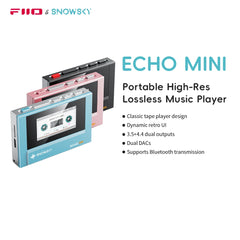 SnowSky Echo Mini – Retro HiFi MP3 Player with Dual DACs & Balanced Output