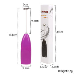 Purple fishing lure with dimensions and packaging details on a white background