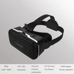 "VR Shinecon 10.0 Virtual Reality Helmet – 3D Glasses Headset for Smartphone, Video Games, Binocular VR Goggles"