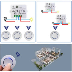 RF Smart Switch 433MHz 2-Way Control Module