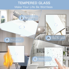 BSEED WiFi Smart Touch Light Switch EU Standard