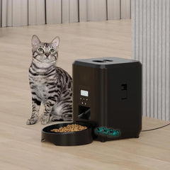 Smart Pet Food Dispenser – Timed Automatic Cat & Dog Feeder with Portion Control