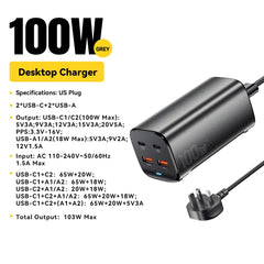 Essager 100W USB-C GaN Charger Quick Charge