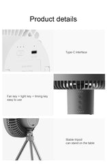 Wireless Rechargeable Portable Fan