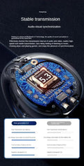 Technical diagram of a device with electronic components and text on a dark background