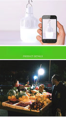 "2pcs Rechargeable LED Emergency Lights – Portable Indoor/Outdoor Flashing Lights for Barbecue, Tent, Camping with Battery"