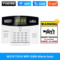 Fuers Tuya Smart 4G GSM Wi-Fi Burglar Alarm System