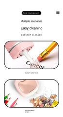 Mini Wireless Electric Desktop Vacuum Cleaner – Handheld Keyboard & Ash Dust Remover