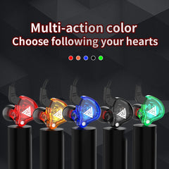 "QKZ AK6 Wired Earphones – 3.5mm HiFi Sound Quality Gaming Headset, Bass-Boosted Earbuds for Gamers"