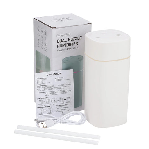 USB Cool Mist Air Humidifier – 600ml Portable Aroma Oil Diffuser