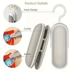Portable Plastic Bag Sealer Clamp – Kitchen Accessory