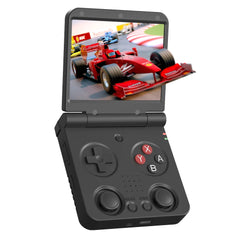 "MIYOO Flip V2 Retro Handheld Game Console – 3.5'' IPS Screen, Metal Hinge, Dual Analog Sticks, Portable Gaming Device Gift"