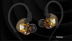 "QKZ AK6 Wired Earphones – 3.5mm HiFi Sound Quality Gaming Headset, Bass-Boosted Earbuds for Gamers"