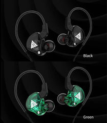 "QKZ AK6 Wired Earphones – 3.5mm HiFi Sound Quality Gaming Headset, Bass-Boosted Earbuds for Gamers"
