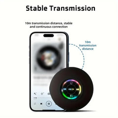 Portable Bluetooth Waterproof Speaker with LED Lights