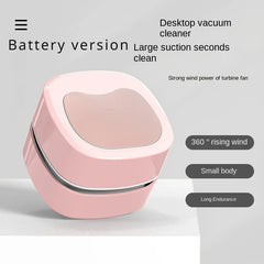 Mini Wireless Electric Desktop Vacuum Cleaner – Handheld Keyboard & Ash Dust Remover