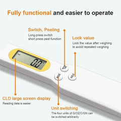 "Digital Weighing Spoon Scale – Adjustable LCD Measuring Tool for Coffee, Food, Flour, Powder, and Baking"