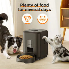Smart Pet Food Dispenser – Timed Automatic Cat & Dog Feeder with Portion Control