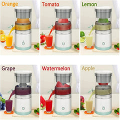 "Electric Citrus Juicer – USB Rechargeable Juice Cup for Orange, Lemon, Fruit Press with Pulp Separator for Fresh Juice"