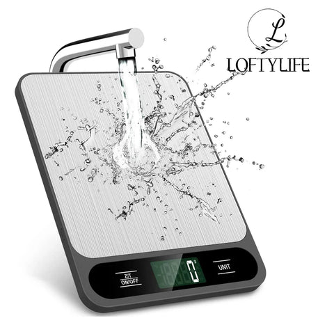 "Electronic Kitchen Scale – Precision Food Weighing Scale for Baking, Gram Measurement, Commercial Use"