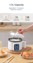 Smart 1.7L Multi-Function Electric Rice Cooker – Non-Stick Pot