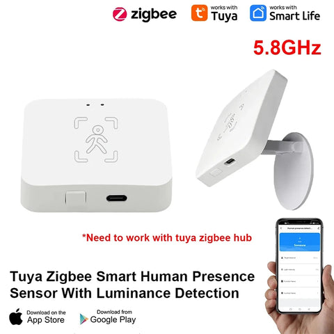 Tuya ZigBee Human Presence Detector with PIR & Radar