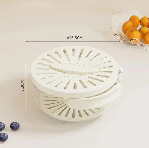 Foldable Fruit & Vegetable Drain Basket