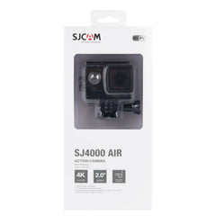SJCAM SJ4000 AIR action camera packaging on a white background