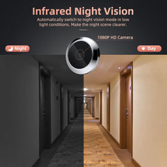 WSDCAM 1080P Tuya Wi-Fi Doorbell Camera with 4.3" Monitor