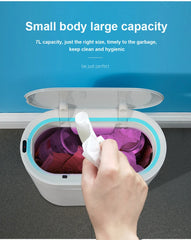 "Smart Sensor Trash Can – 7L/9L Narrow Automatic Waste Bin, Waterproof for Bathroom, Toilet, Kitchen, and Office Use"