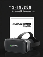 "VR Shinecon 10.0 Virtual Reality Helmet – 3D Glasses Headset for Smartphone, Video Games, Binocular VR Goggles"