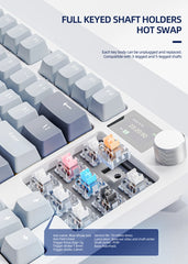 K86 Wireless Mechanical Keyboard – Hot-Swappable, Screen & Volume Knob