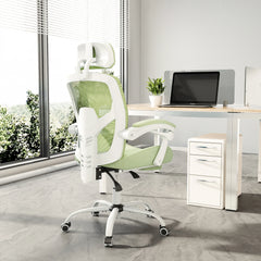 "JHK Ergonomic Mesh Gaming Chair – High Back Recliner with Lumbar Support & Swivel Base"