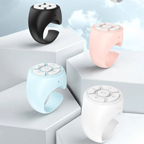 TikTok Bluetooth Finger Remote – Scroll, Like, Record & Snap with Wireless Mobile Video Controller