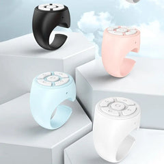 TikTok Bluetooth Finger Remote – Scroll, Like, Record & Snap with Wireless Mobile Video Controller