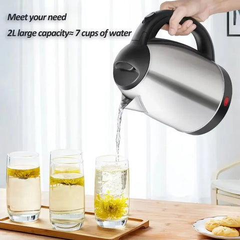 2L Stainless Steel Smart Electric Kettle