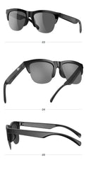Smart Bluetooth V5.3 Sunglasses – HIFI Audio Glasses with Built-In Headphones & UV Protection