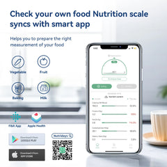 5kg Smart Kitchen Scale with Nutrition Calculator