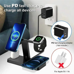 MagSafe 4-in-1 Foldable Wireless Charger for iPhone & Apple Devices