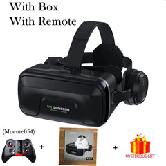 "VR Shinecon 10.0 Virtual Reality Helmet – 3D Glasses Headset for Smartphone, Video Games, Binocular VR Goggles"