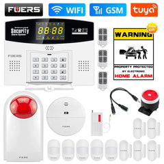 Fuers Tuya Smart 4G GSM Wi-Fi Burglar Alarm System
