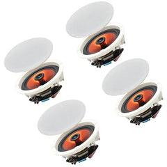 Herdio 6.5" Bluetooth Ceiling Speakers 600W (4-Pack)