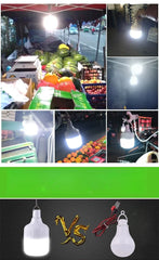 "2pcs Rechargeable LED Emergency Lights – Portable Indoor/Outdoor Flashing Lights for Barbecue, Tent, Camping with Battery"